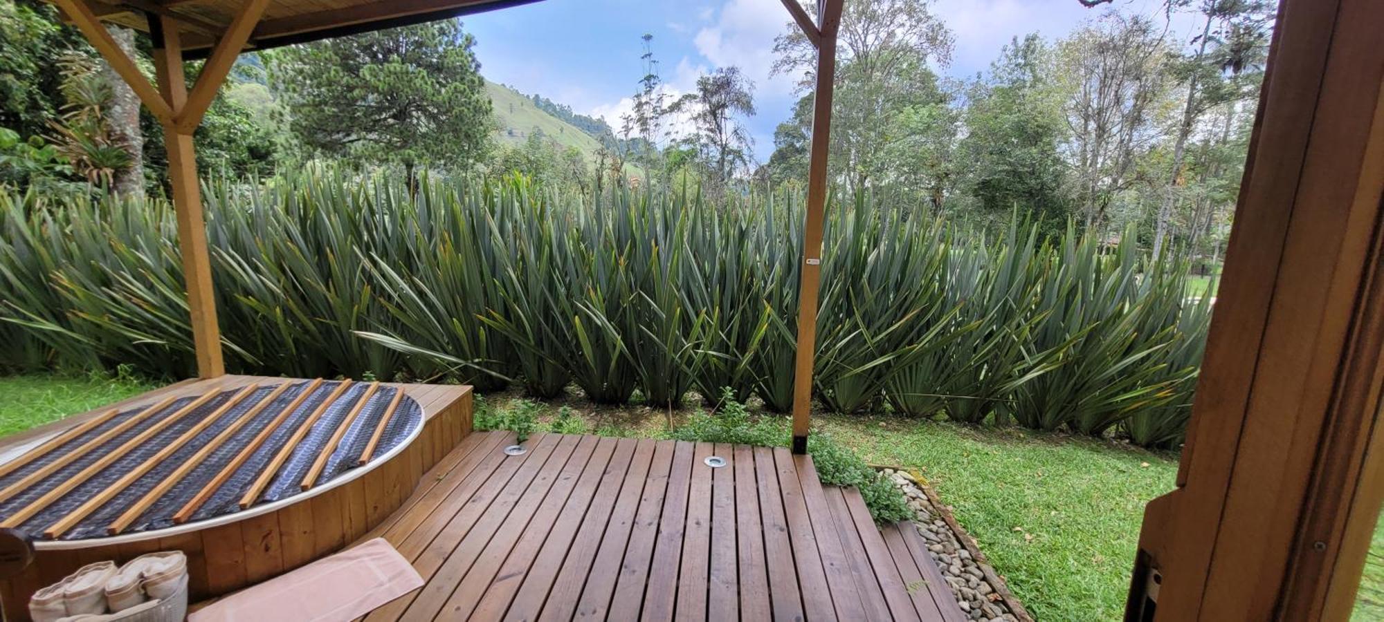 Exclusivo Cocora Con Jacuzzi Salento Quindio Villa Bagian luar foto